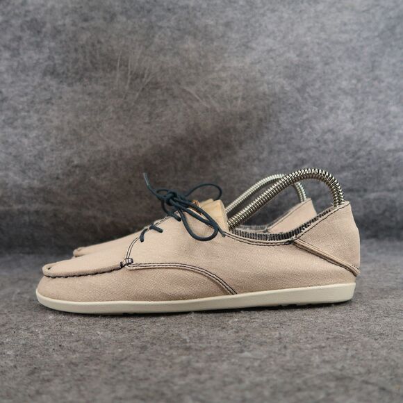 OluKai Shoes Womens 7 Chukka Slip On Loafer Heleuma Canvas Casual Lifestyle Surf - Picture 3 of 15